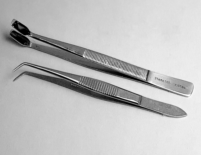 Coverglass Forceps Foto do produto Front View S