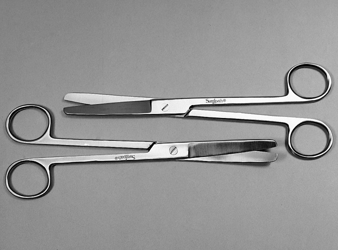 SCISSOR DOYEN 7 ABDOM.STR B/B Foto do produto