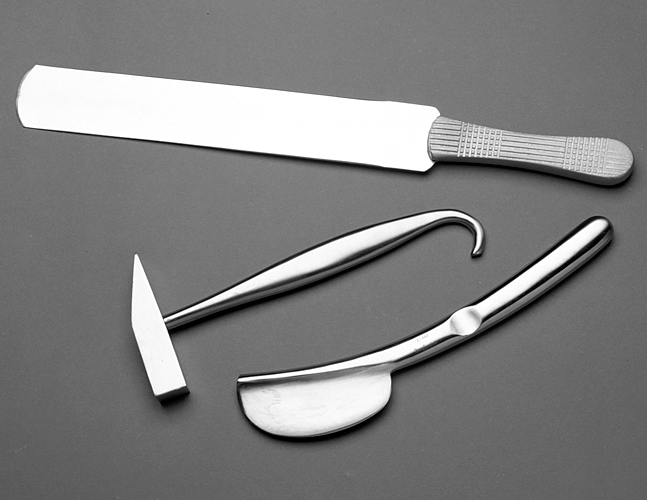 Hirnmesser, Schädelspalter, Rachitom Produktfoto Front View S