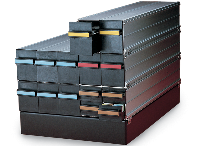 Modulares Universalarchivierungssystem Produktfoto Front View S