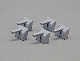 Clips, assy. - grey, pack of 5 product photo