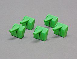 Clips, assy.- light green, pack of 5 product photo